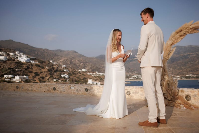 Becca & Phil Wedding in Ios Island 