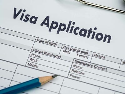 Visa application image