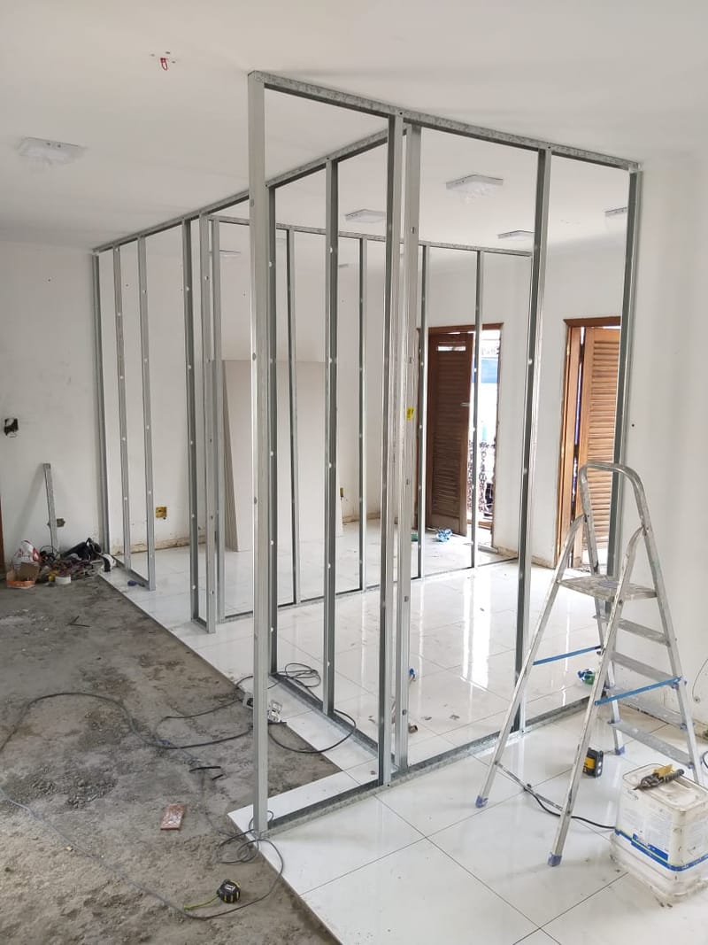 Paredes em drywall