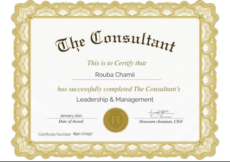 Certification