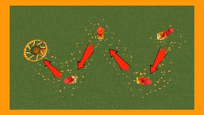 Flaming Multi-Target Shuriken (Structure File)