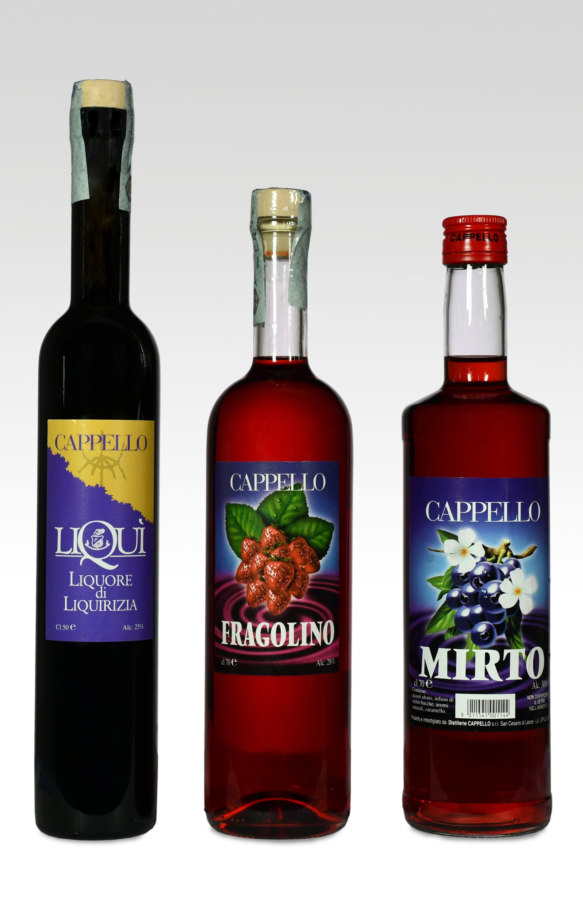 LIQUI' - FRAGOLINO - MIRTO