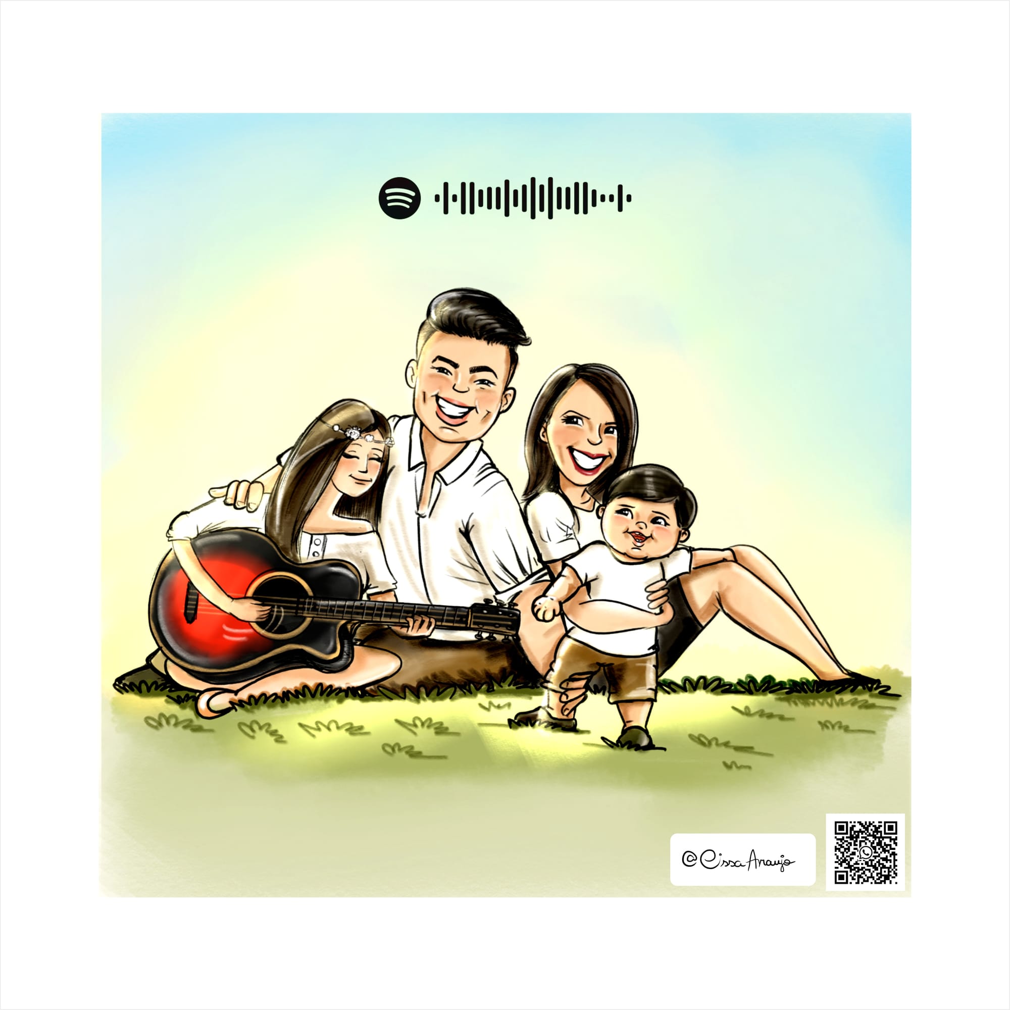 Quadro de mensagens e spotify