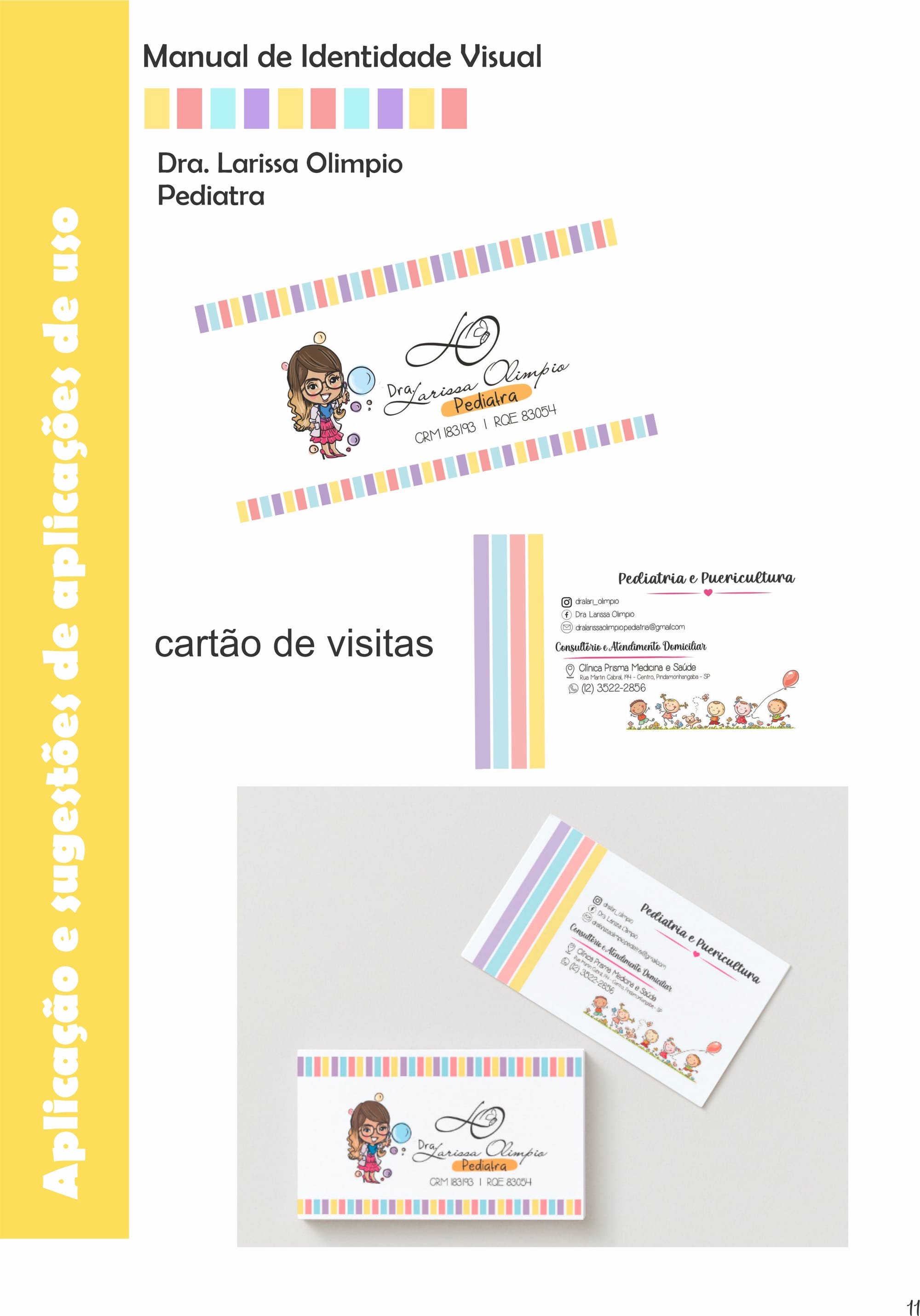 Identidade visual- Dra. Larissa Olímpio