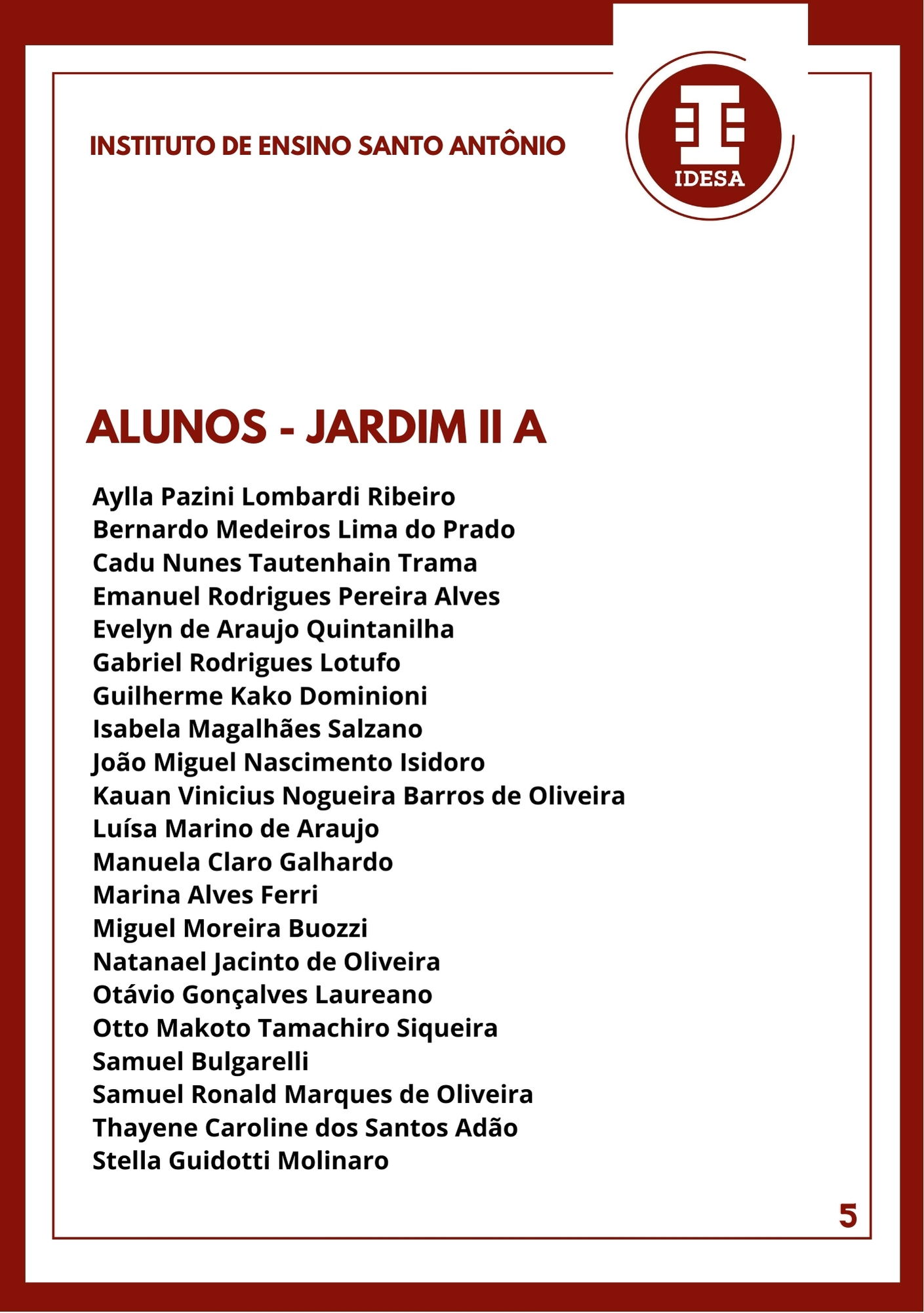 Revista  ilustrada de formandinhos