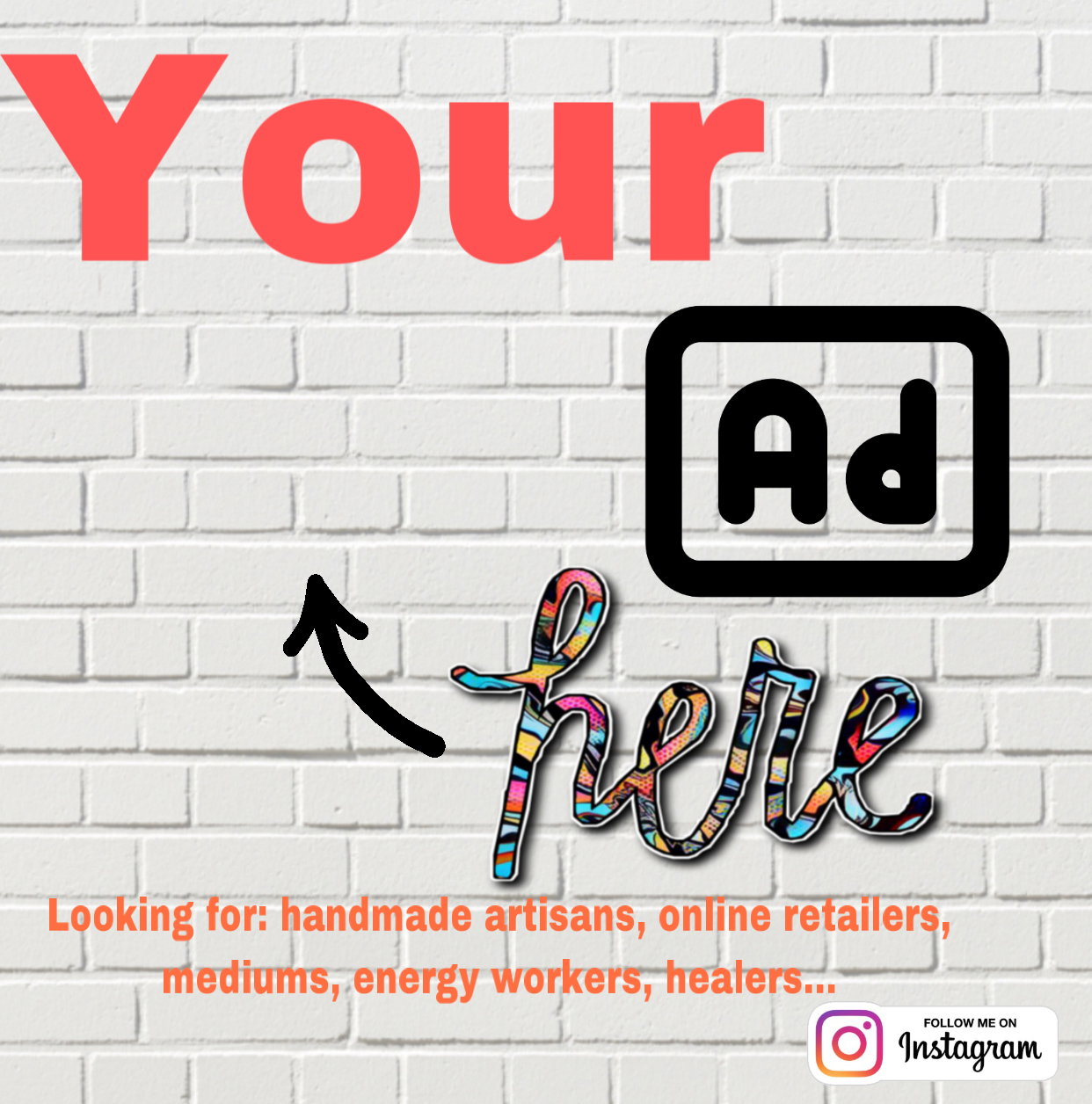 MONTHLY AD SPACE AVAILABLE HERE (specific vendors only)