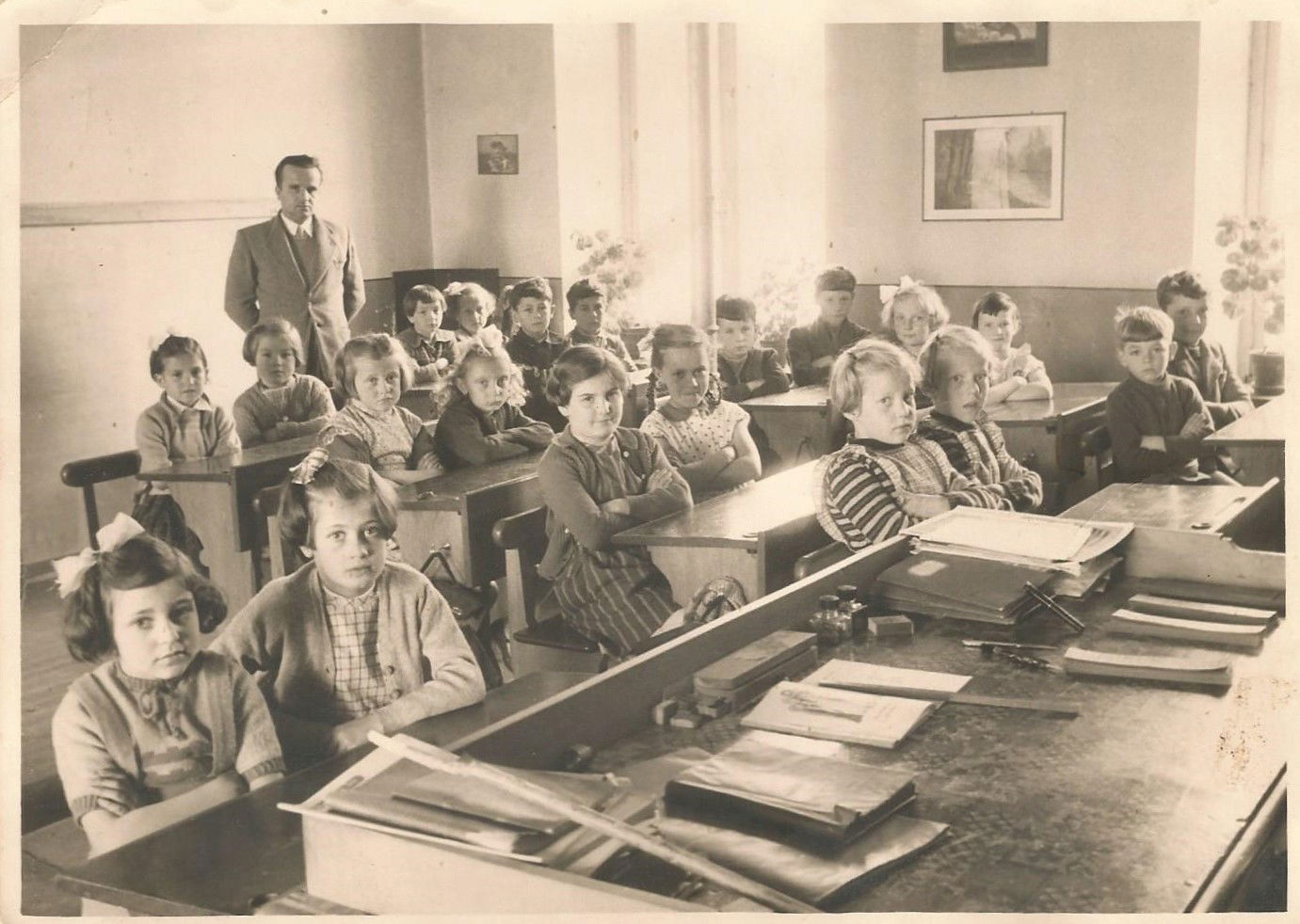 Ecole de Redu en 1956