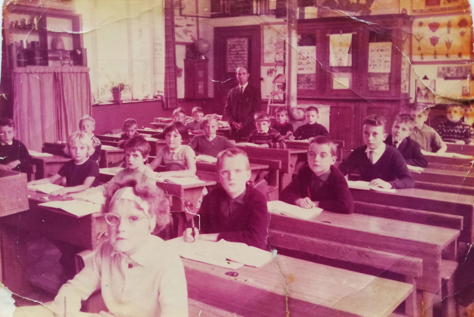 Ecole communale mixte d Anloy en 1965