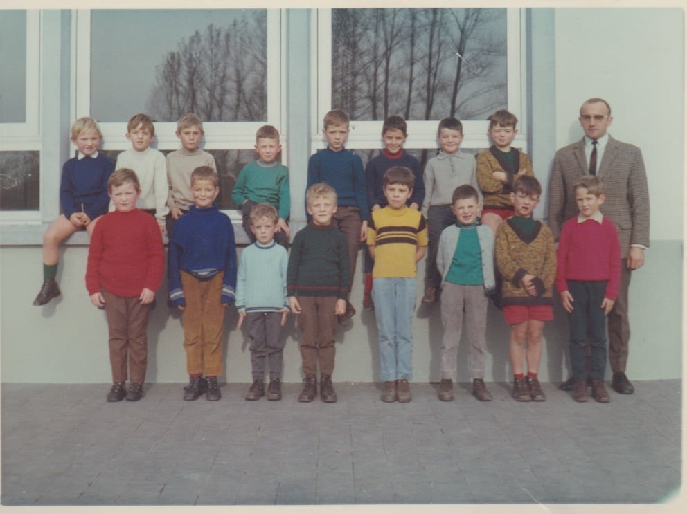 Ecole communale  Libin  1970