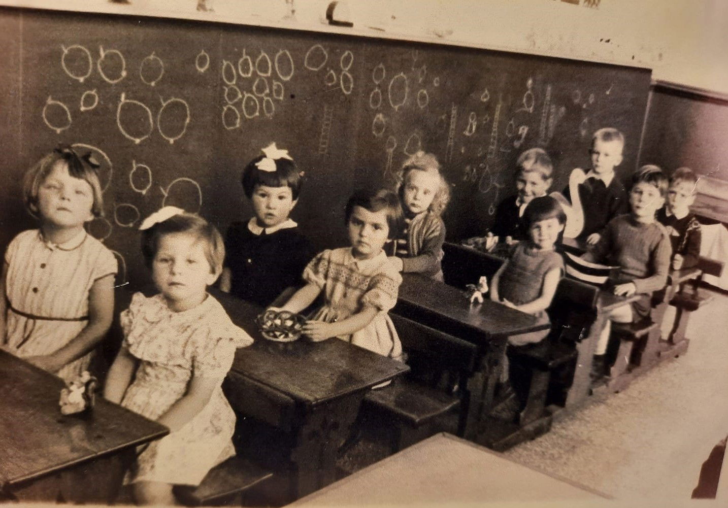 Ecole primaire des garcons d Anloy en 1940