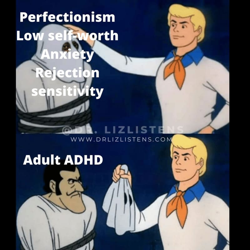 Unmasking with Scooby Doo - ADHD Memes