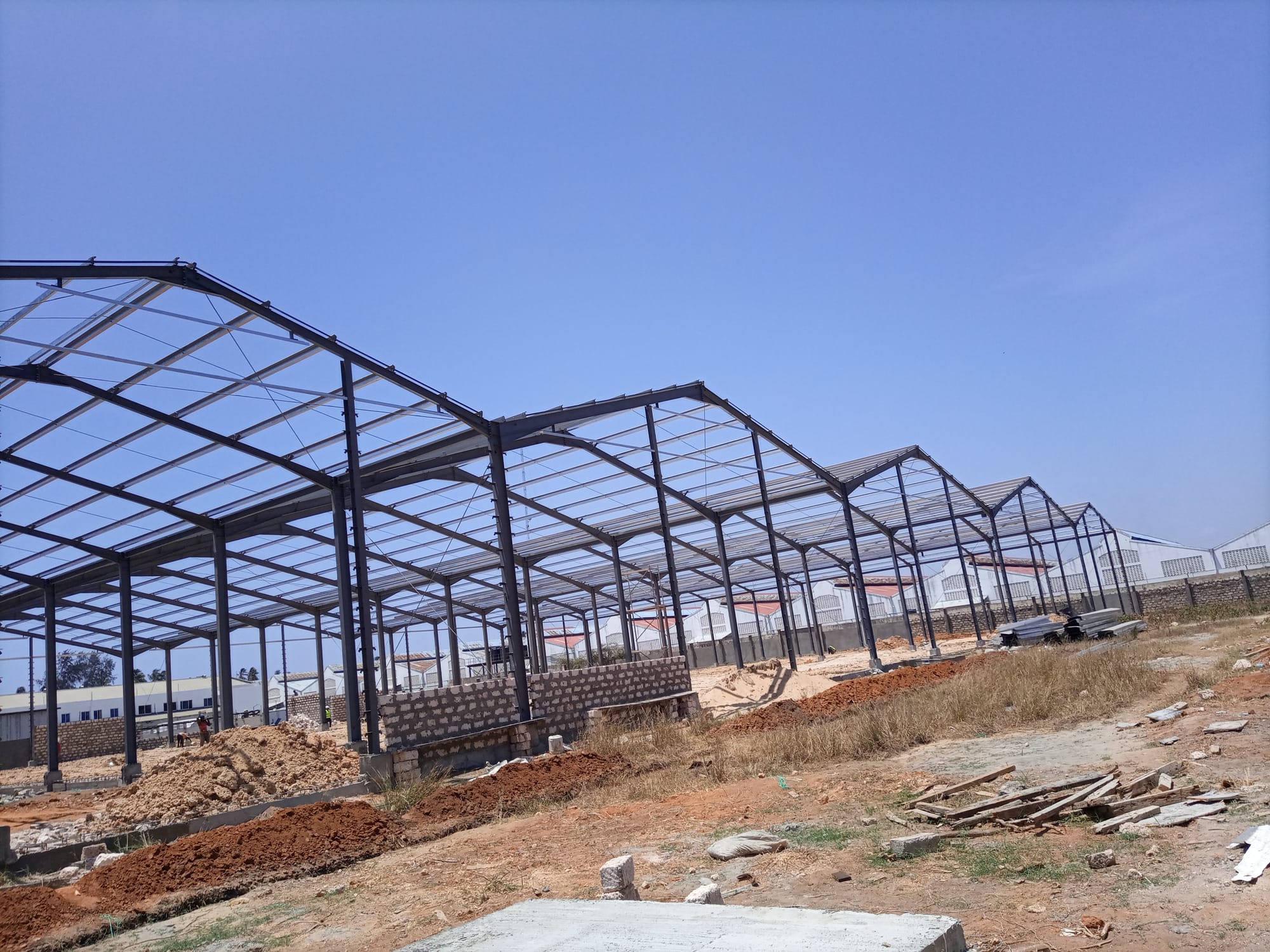 Mega Warehouses for Plastics Factory, Mombasa