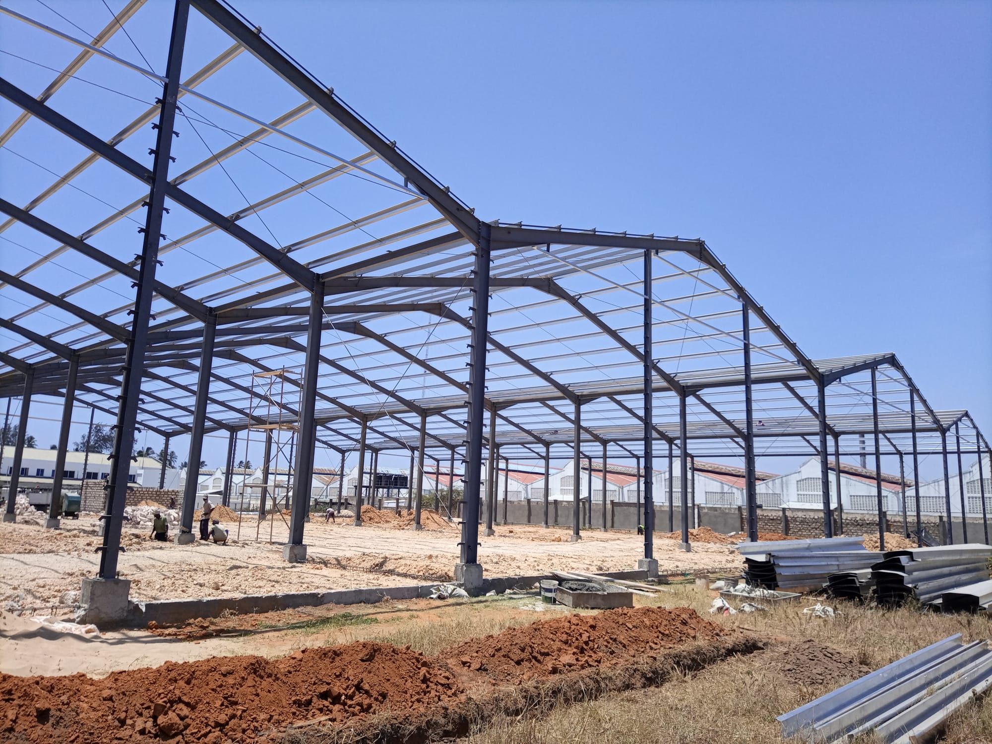 Mega Warehouses for Plastics Factory, Mombasa