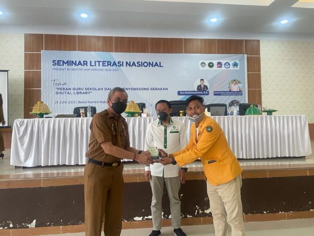 Tingkatkan Peran Guru dengan Gerakan Digital Library, BEM FIP Gelar Seminar Literasi Nasional