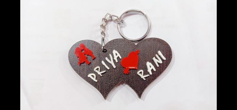 WOODEN KEY RING