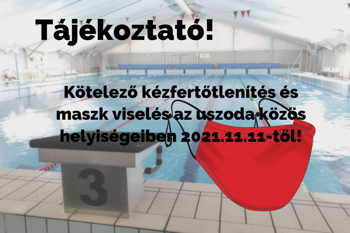 Kötelező kézfertőtlenítés és maszk viselés - 2021.11.11.