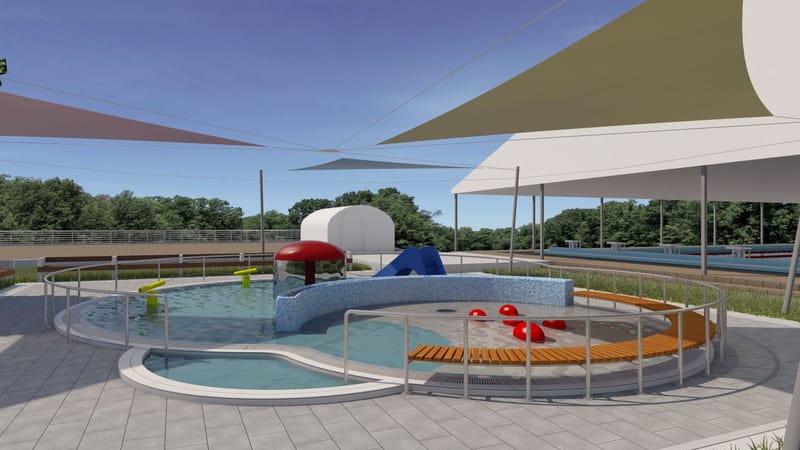 Elkészültek az új kismedence látvány és szakmai tervei