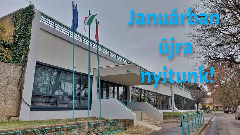 2023. január 9-től uszodánk újra megnyit!