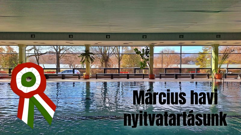 Március havi nyitvatartásunk!