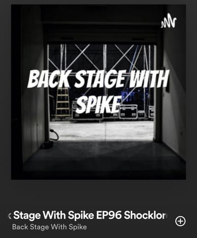 SHOCKLORE interview #3 on Backstage with Spike