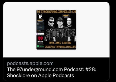 Interview on 97Underground Radio