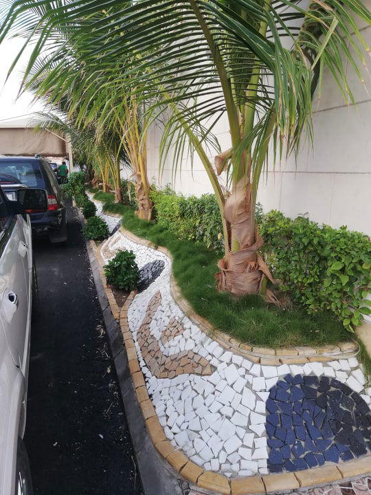 ديكورات بحص