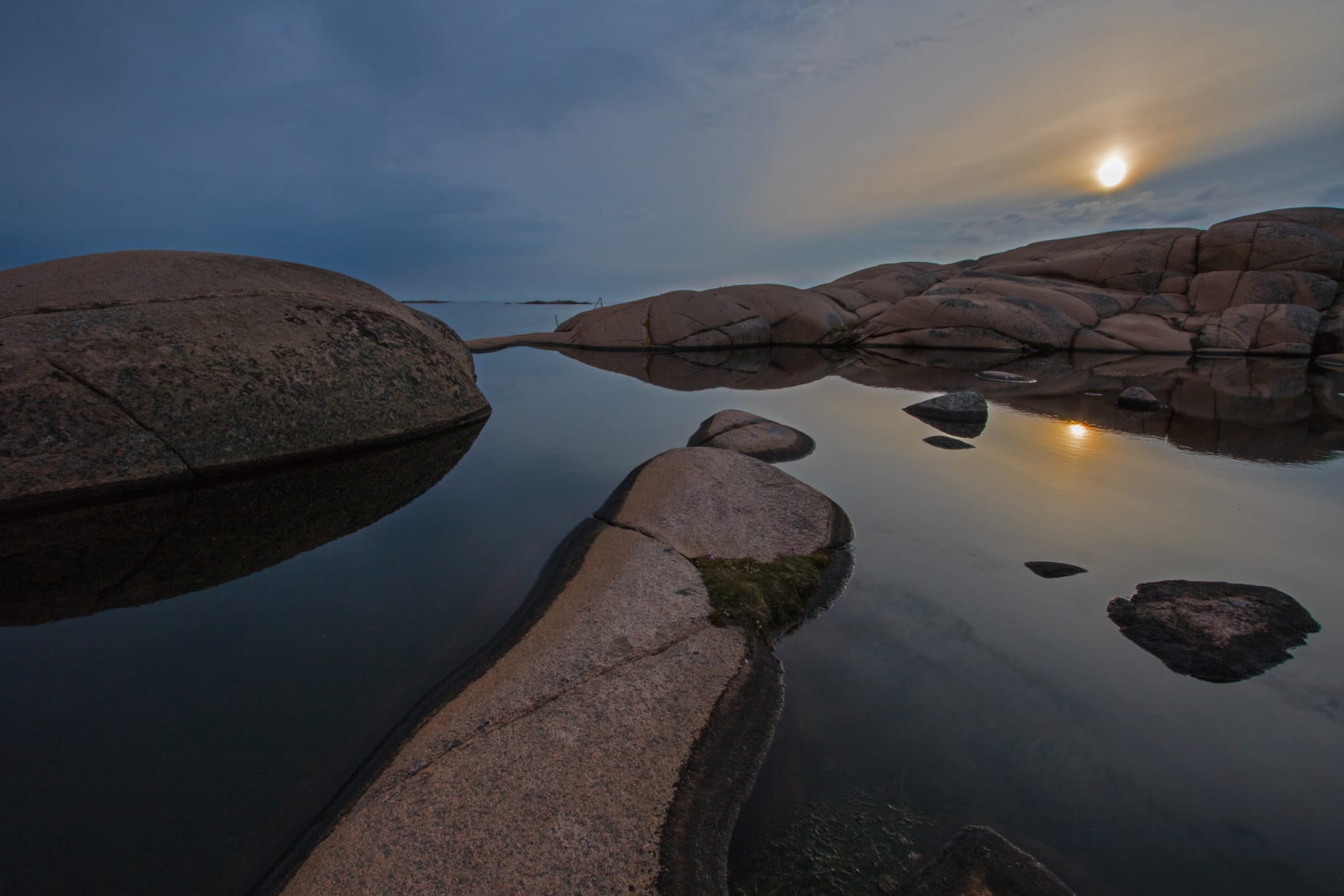 128. Callas Pond late in the Evening