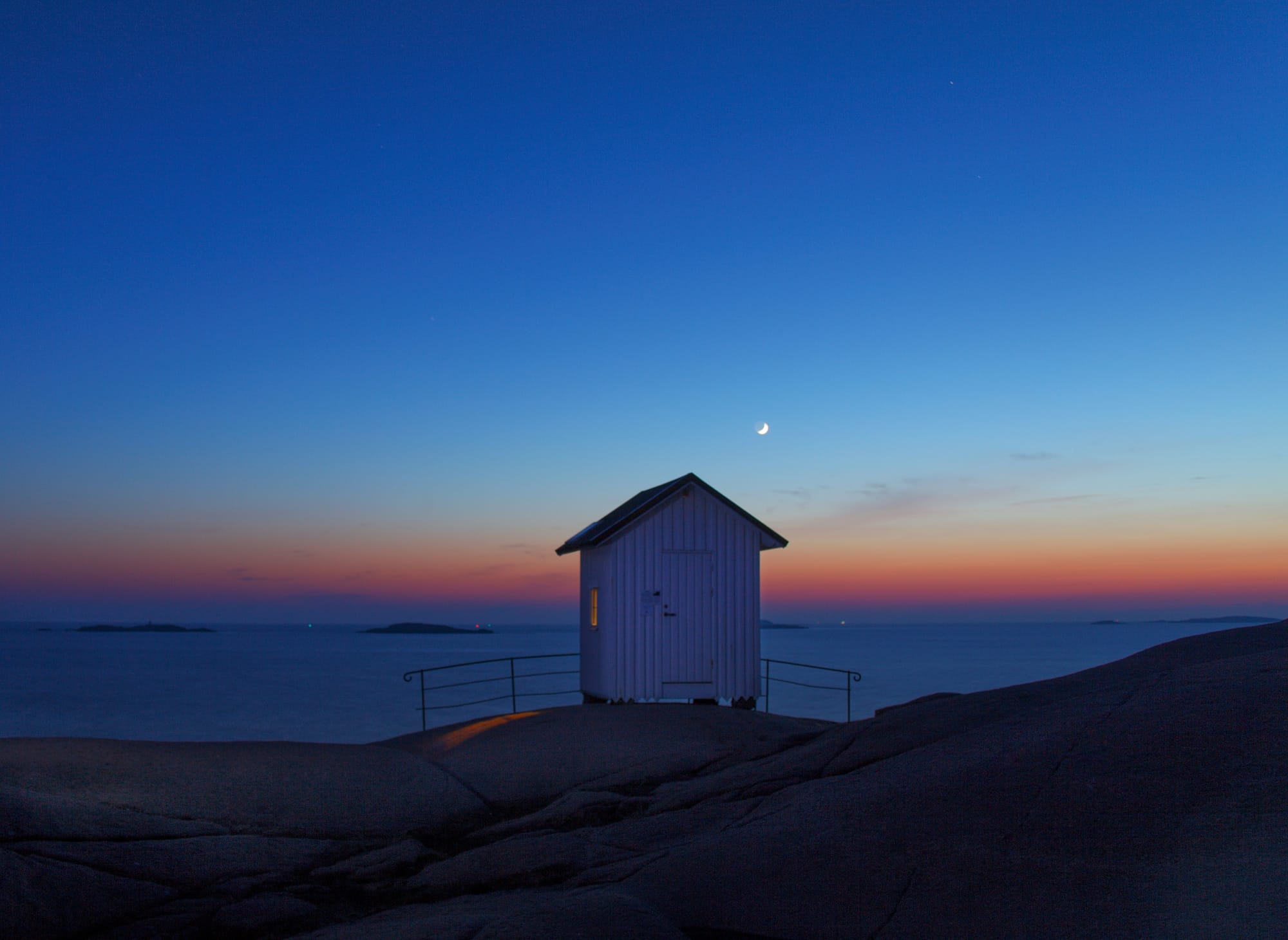 129. Moonshine over the lighthouse