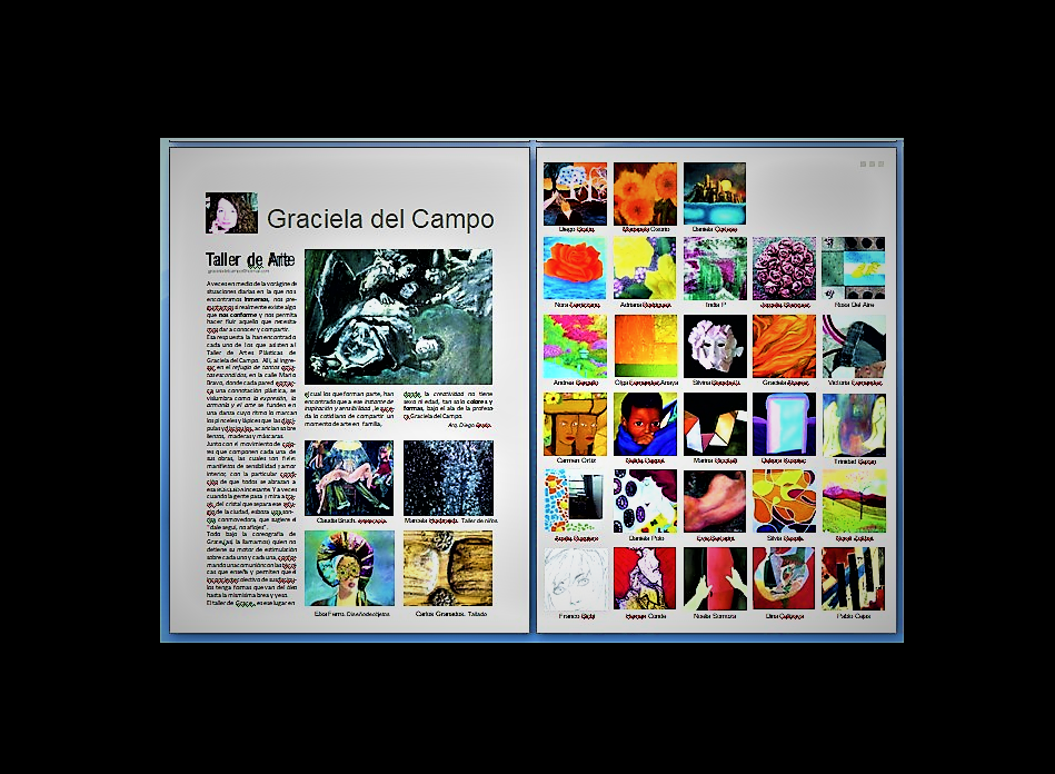 REVISTA 5 ARTES- NOTA y PINTURAS del TALLER