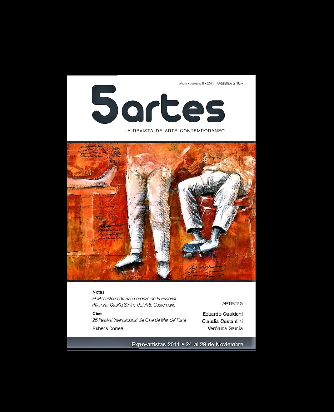 REVISTA 5 ARTES- NOTA y PINTURAS del TALLER