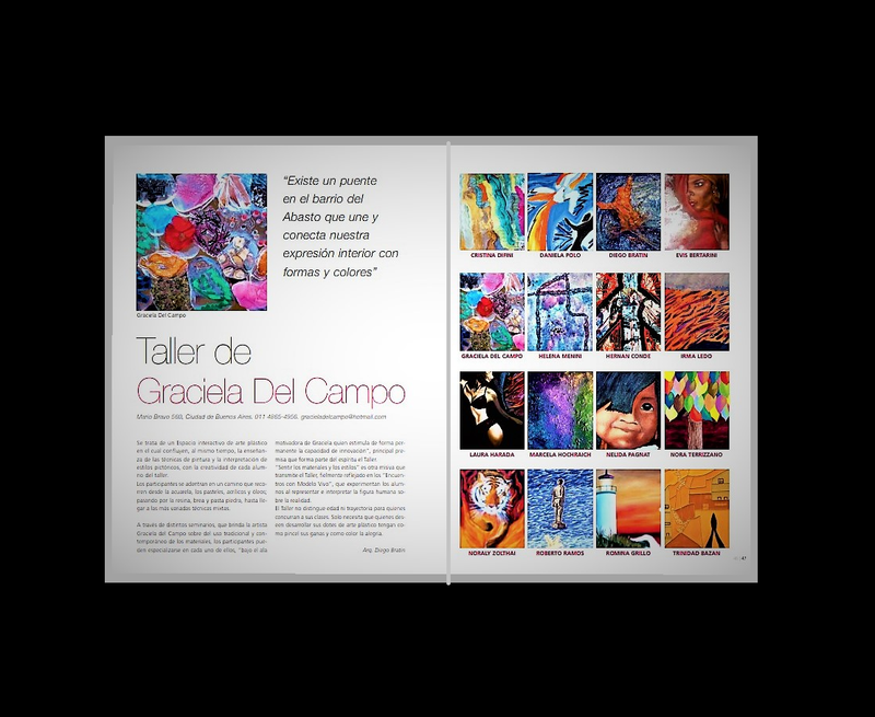 REVISTA 5 ARTES- NOTA y PINTURAS del TALLER