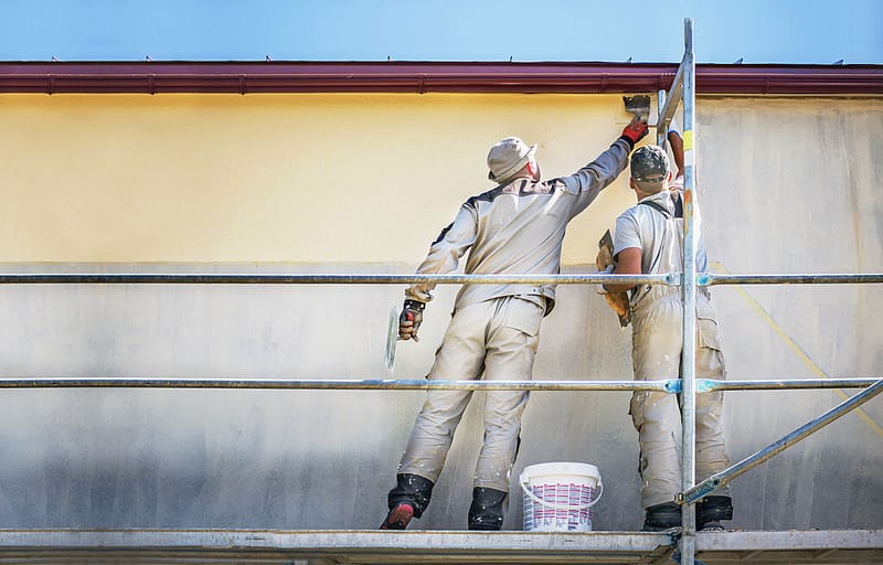 Peinture extérieur façades.