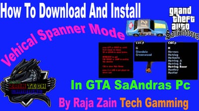 GTA SAN ANDREAS VEHICLE SPAWNER PREMIUM MOD | DOWNLOAD & INSTALL