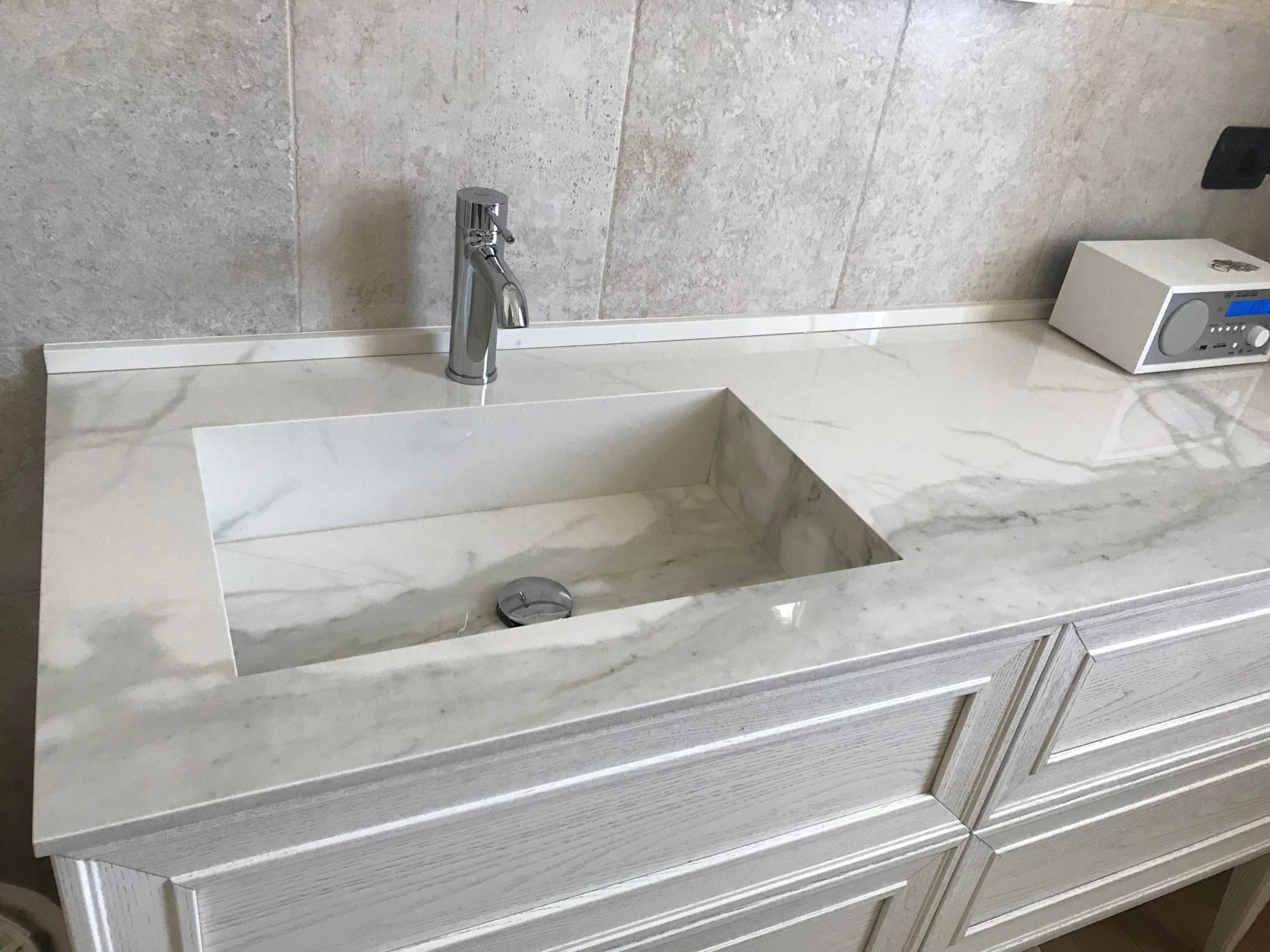 Classic Flat Vanity top - Private Villa