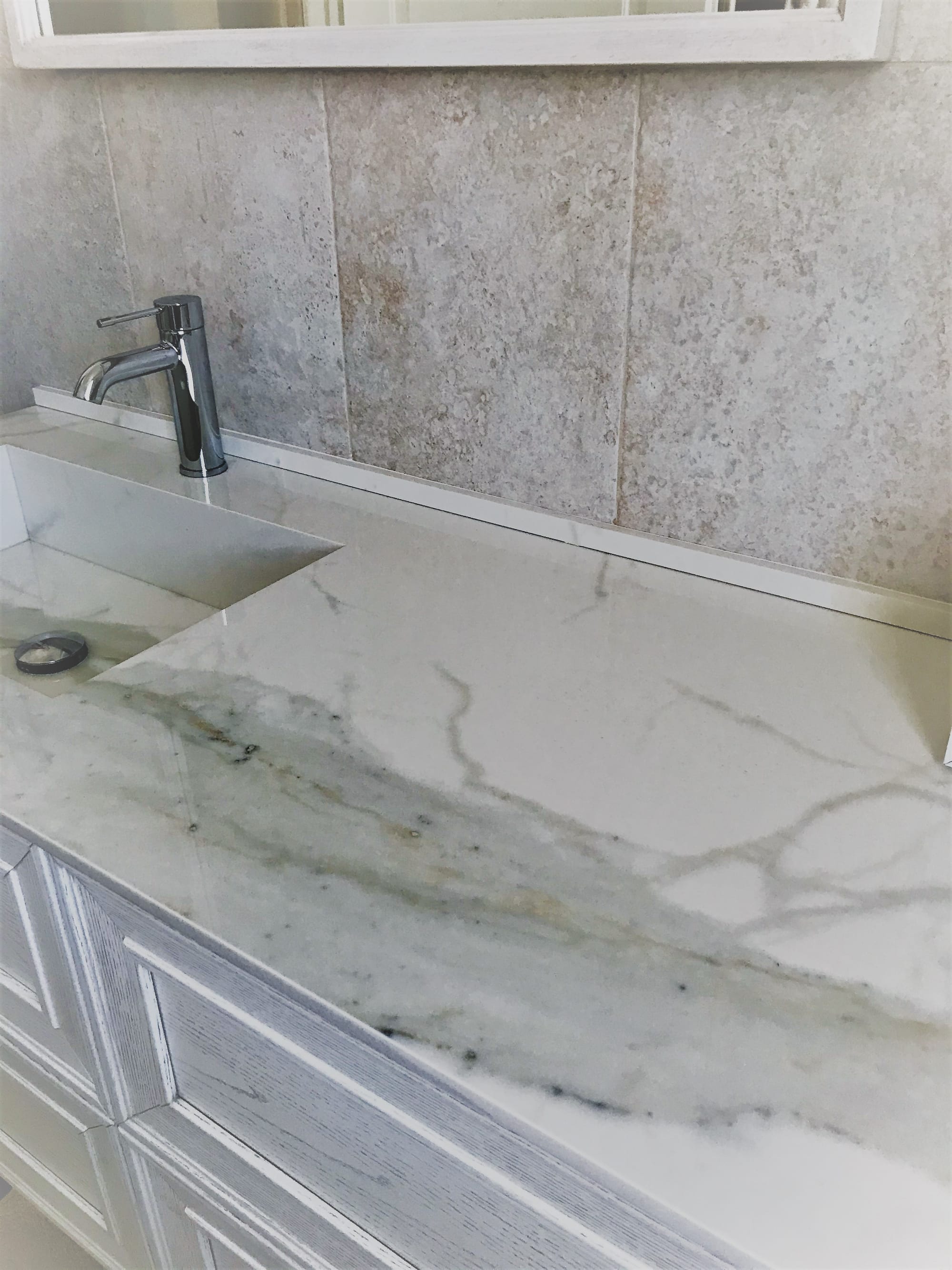 Classic Flat Vanity top - Private Villa