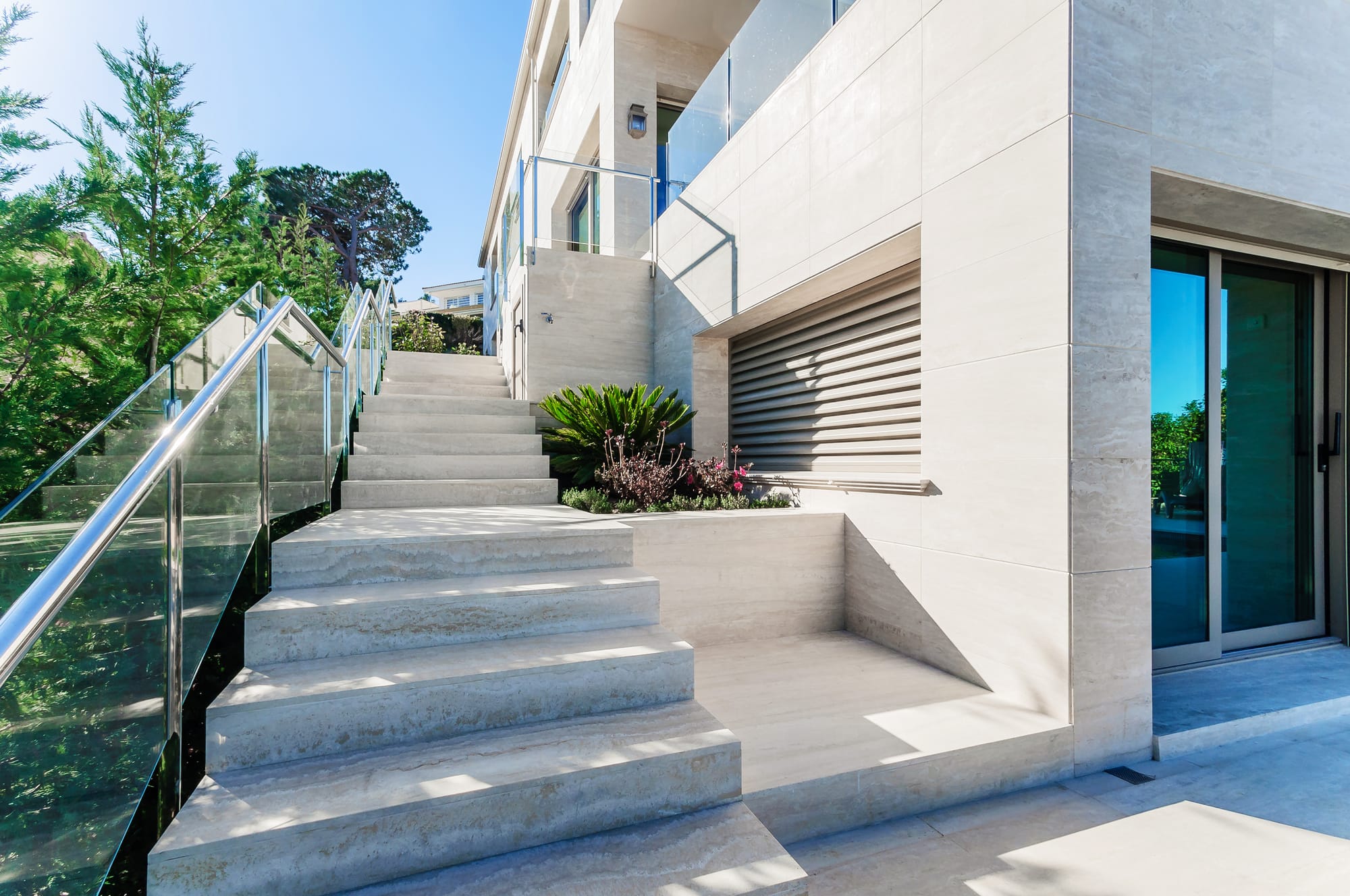 External pool and stairs - Marble - Priva Villa