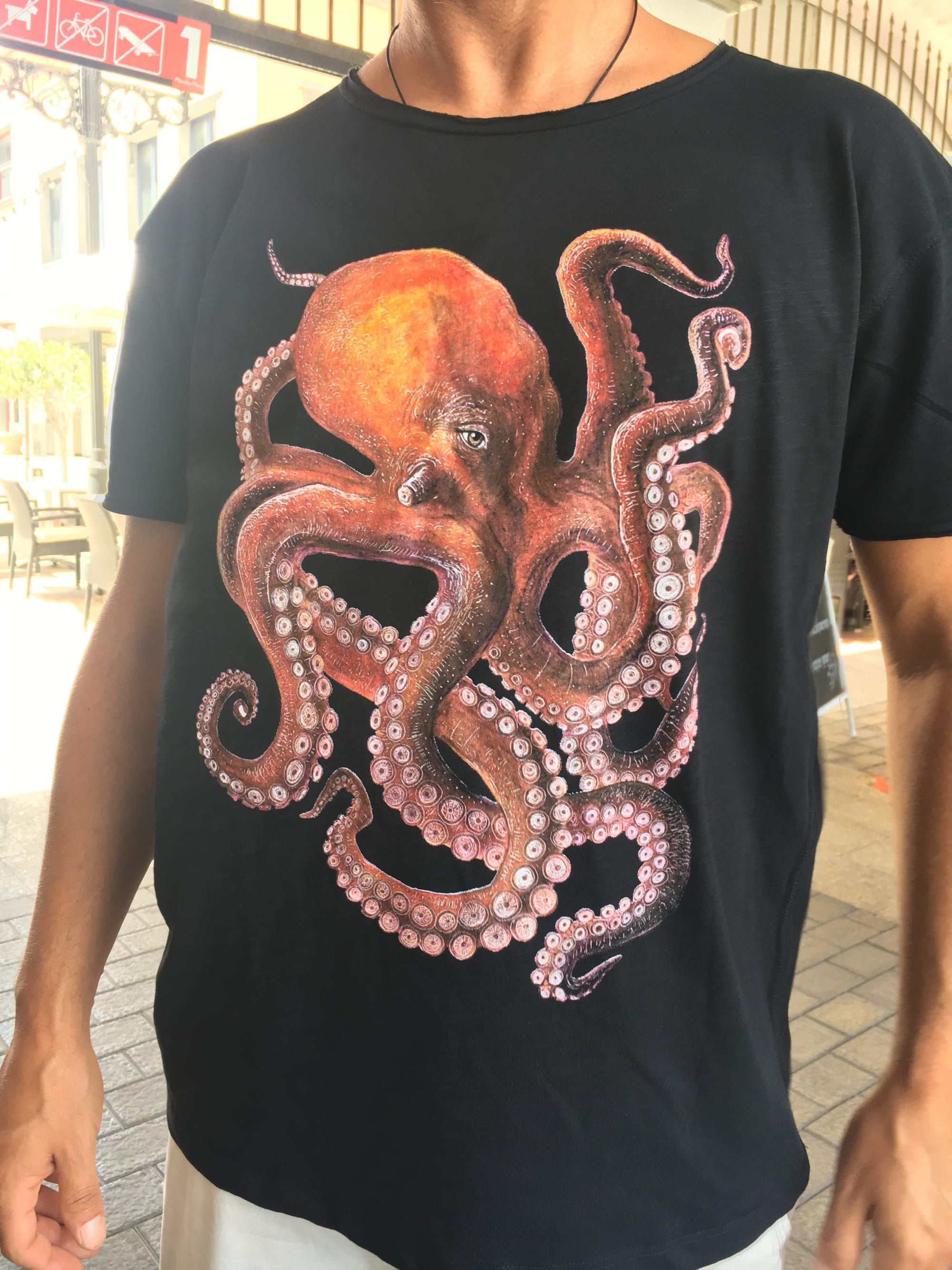 Red octopus