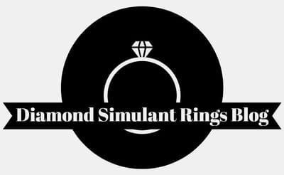 Diamond simulant rings