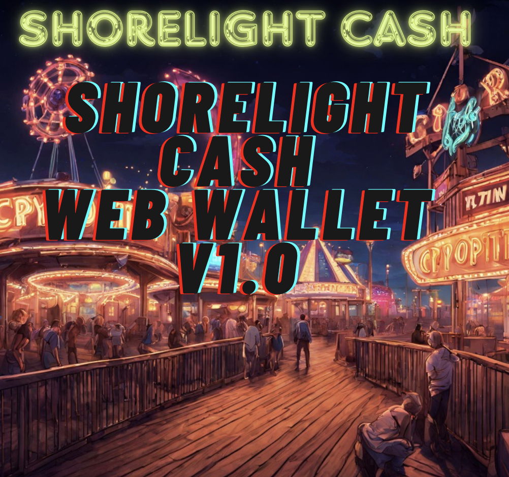 SHORELIGHT CASH web wallet v1.0