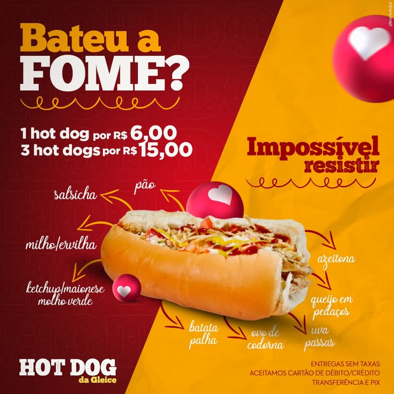 Artes Digitais feitos com todas informações pedidas. 