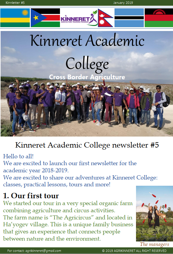 Kinnletter #5 January 2019