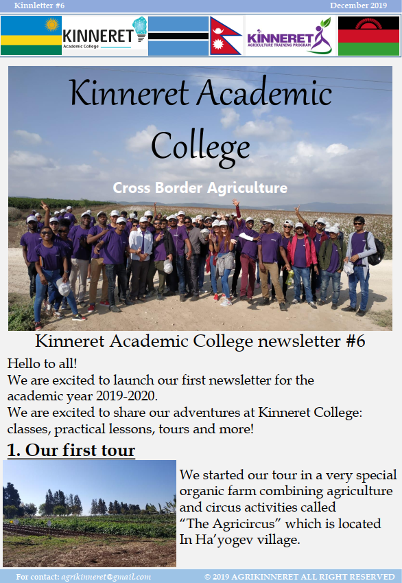 Kinnletter #6 December 2019