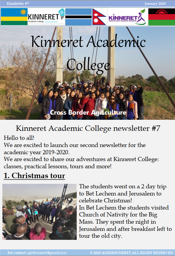 Kinnletter #7 January 2020