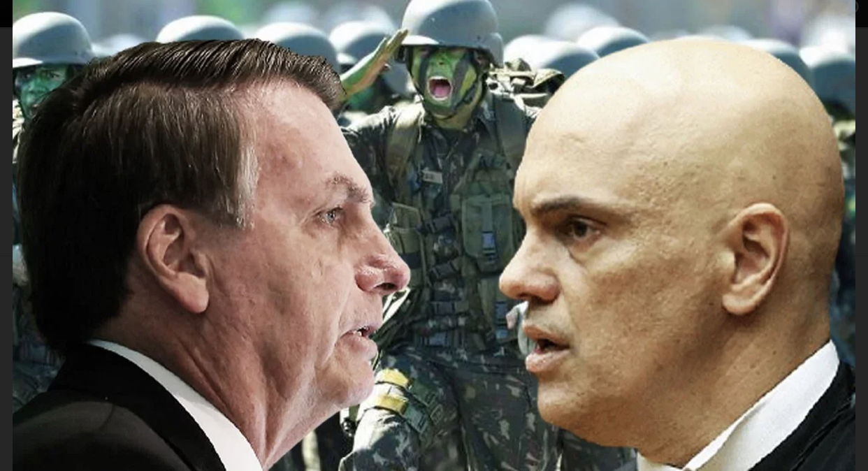 FORCAS ARMADAS FALIDA DO BRASIL MANDA RECADO PARA ALEXANDRE DE MORAES NAO MEXA COM BOLSONARO cuidado !!!