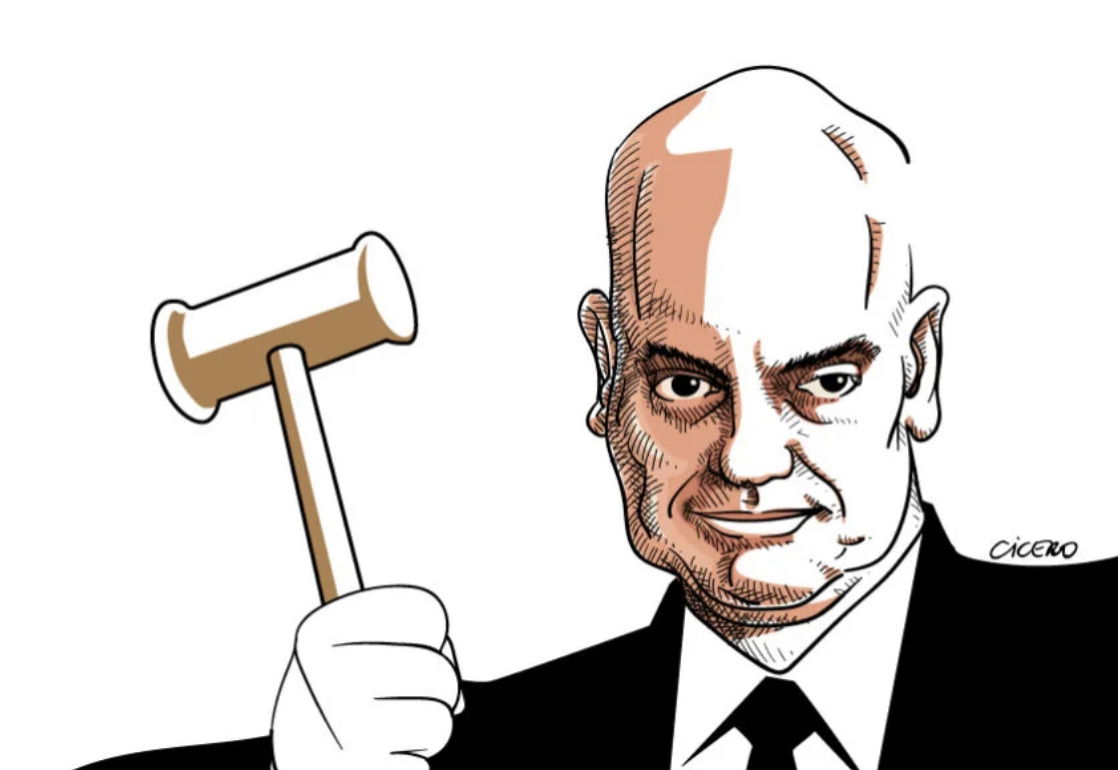 A bola da vez é o Alexandre de Moraes porque ??