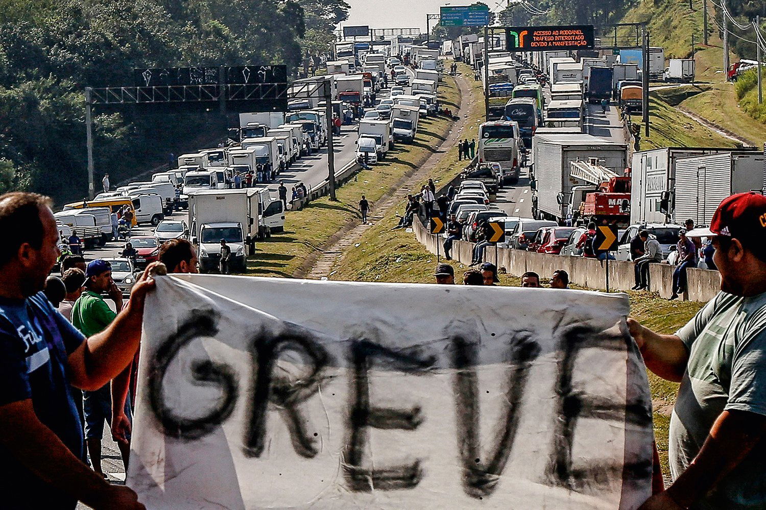 A Categoria sem base nao conseguira paralizar o pais porque nao tem espectro  e como subir uma escada rolante que esta descendo