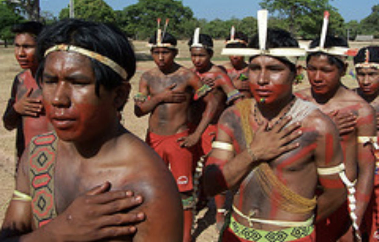 Vergonha Índios criam Guarda Florestal contra exploração dos madeireiros e de criador de gado e Mineração e povo só assiste índio luta e nos !