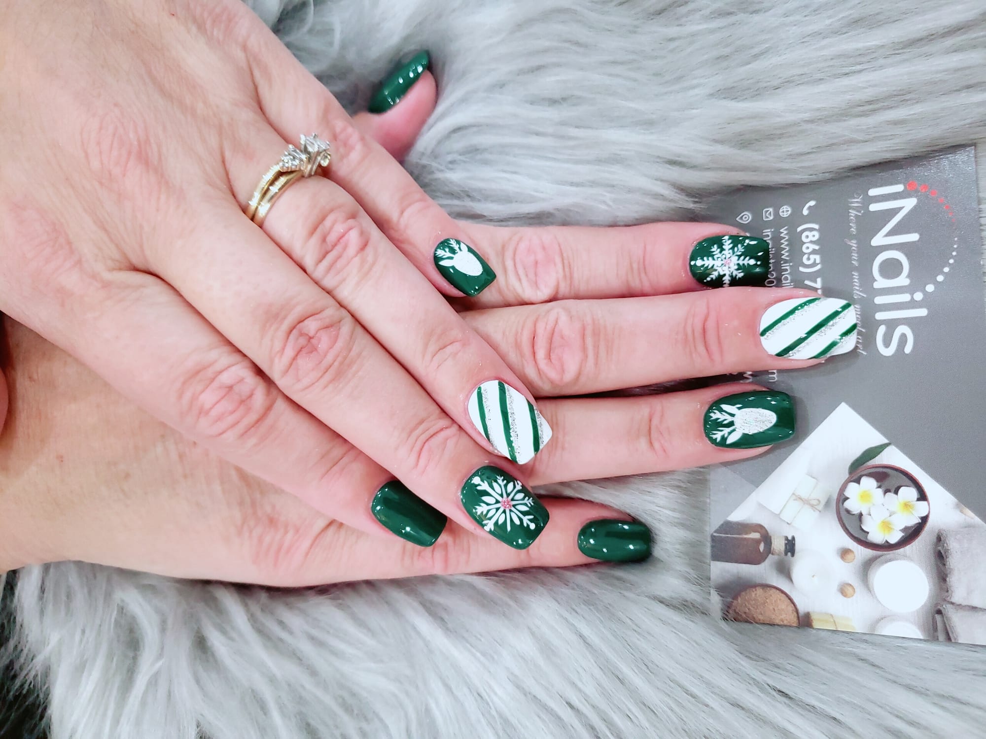 Christmas Nail art by iNails