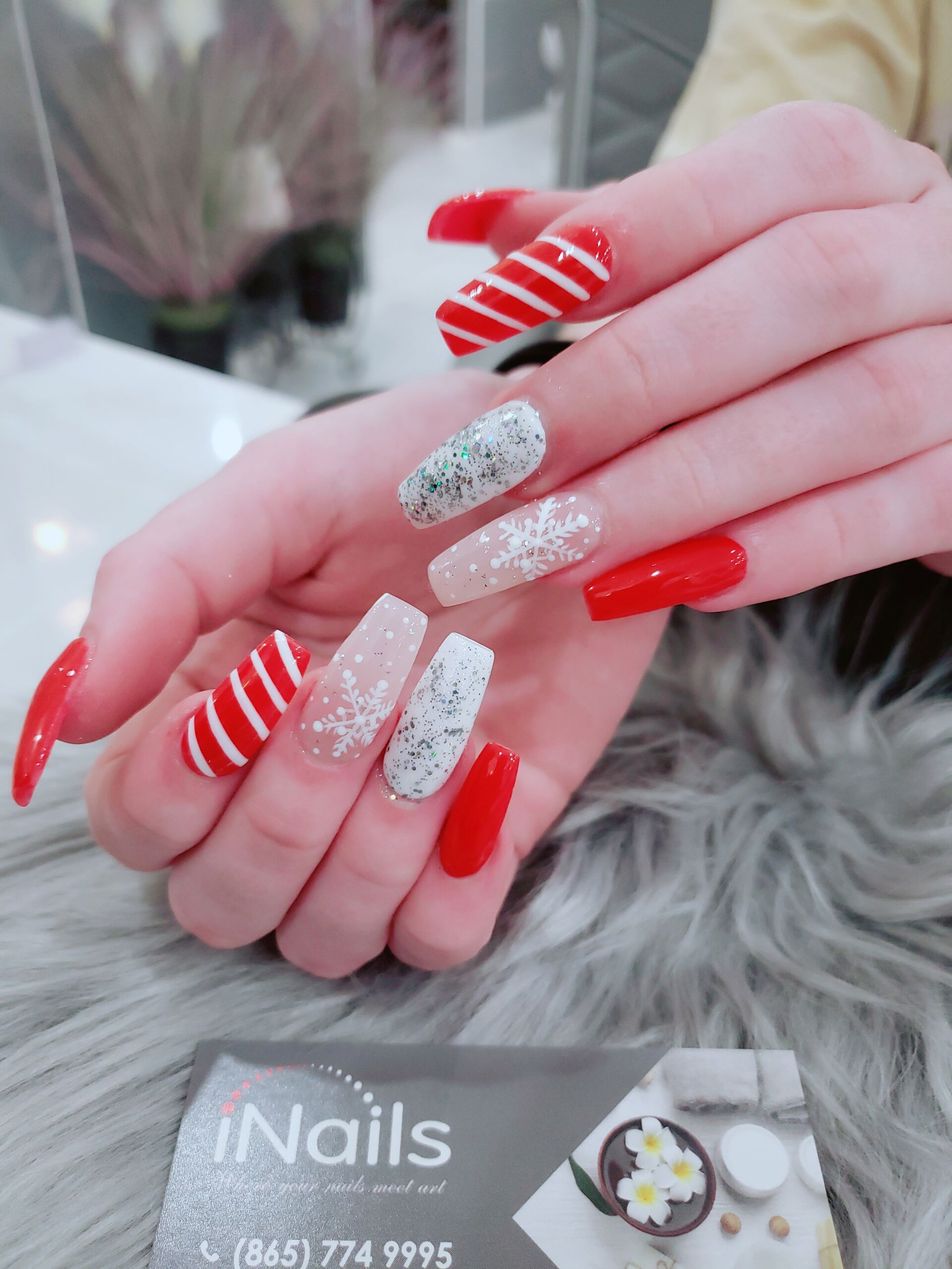 Christmas Nail art by iNails