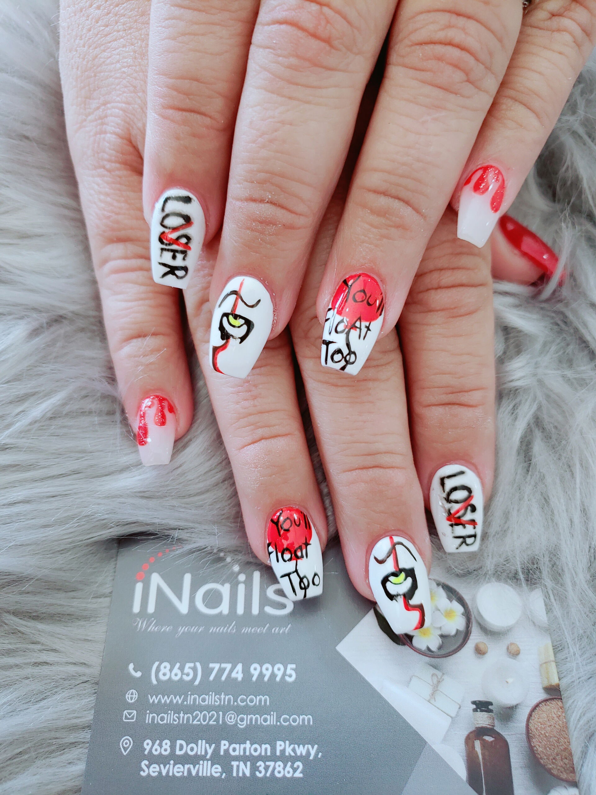 Halloween nails design